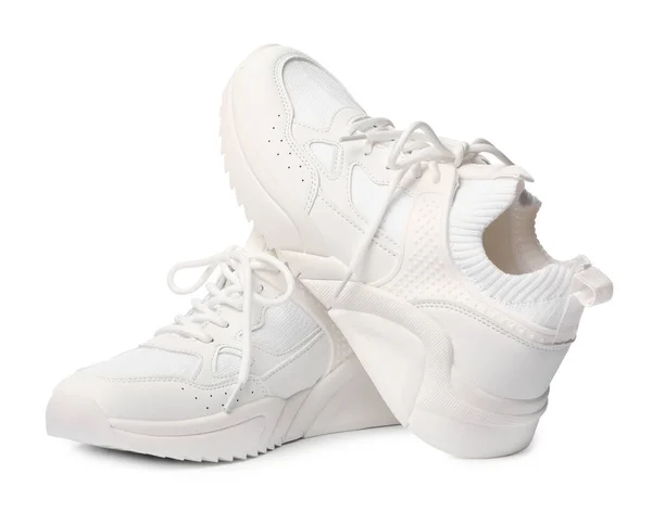 Beyazlar Üzerinde Izole Edilmiş Şık Spor Ayakkabılar — Stok fotoğraf