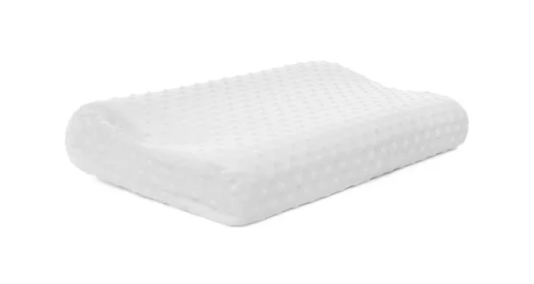 Orthopedic Memory Foam Pillow Isolated White — Fotografia de Stock