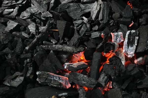 Πολλοί Σιγαστήρες Κάρβουνα Φόντο Κορυφαία Άποψη — Φωτογραφία Αρχείου