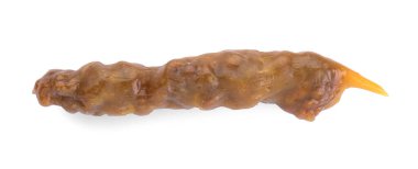 Lezzetli bir kilise kilisesi beyaz manzarada izole edilmiş.