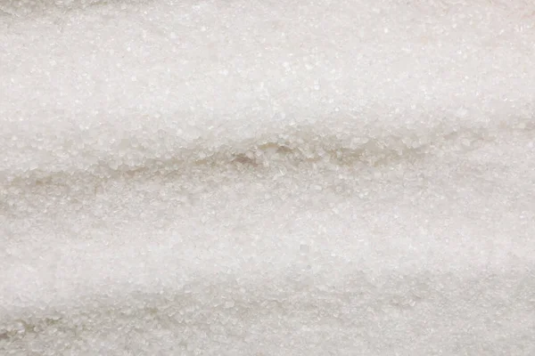 Granulaat Witte Suiker Als Achtergrond Bovenaanzicht — Stockfoto