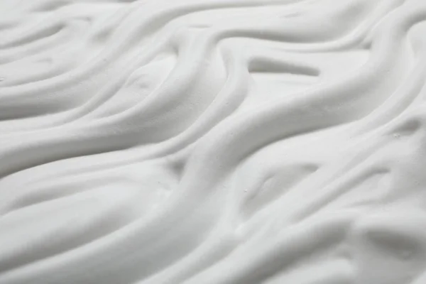 Textura Espuma Afeitar Blanca Como Fondo Primer Plano —  Fotos de Stock