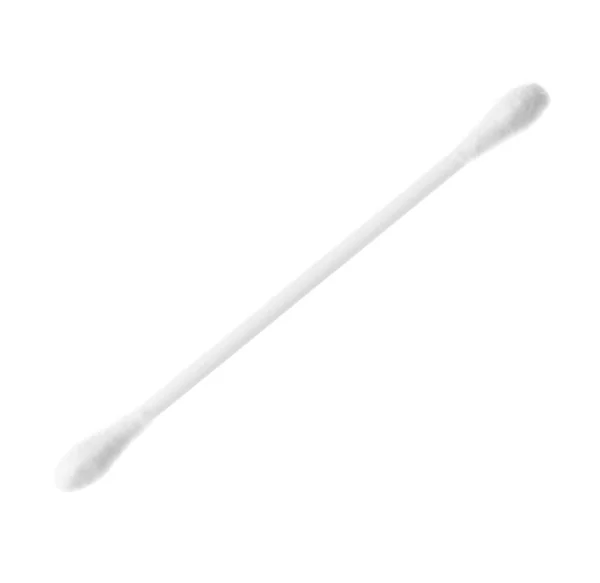 Clean Cotton Bud Isolated White Hygienic Accessory — Stock Photo, Image
