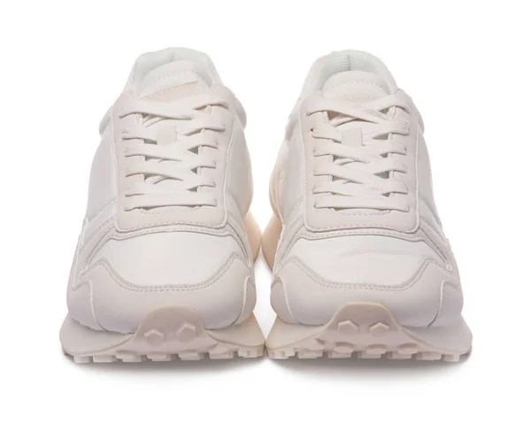 Пара Стильних Кросівок Ізольовані Білому — стокове фото