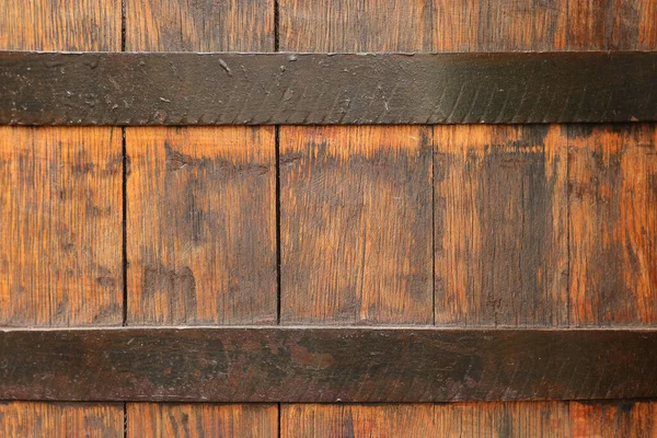 Textura Dřevěného Sudu Jako Pozadí Detailní Záběr — Stock fotografie