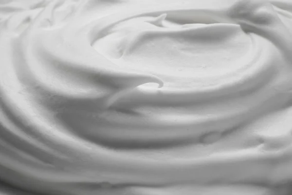 Texture Mousse Raser Blanche Comme Fond Gros Plan — Photo