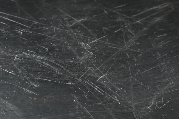 stock image Texture of scratched metallic surface as background, closeup