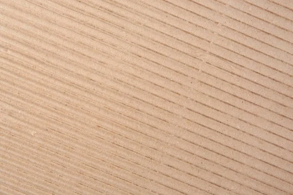 Texture Beige Corrugated Paper Sheet Background Closeup — Stock Photo, Image