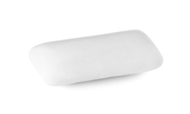 Beyaza izole edilmiş lezzetli bir sakız.