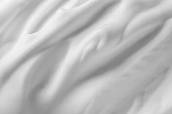 Arka Plan Olarak Beyaz Tıraş Köpüğünün Dokusu Üst Görünüm — Stok fotoğraf