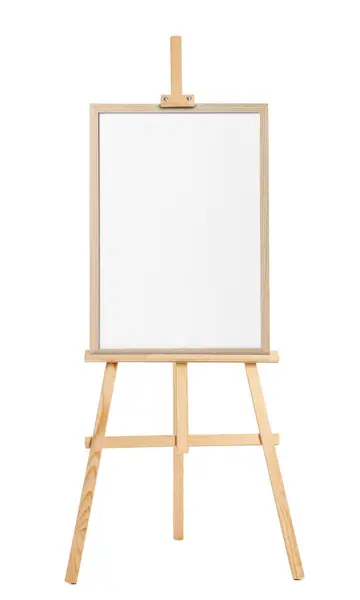 Wooden easel stand set with empty white canvas Stock Vector by  ©Andrew_Rybalko 317739854