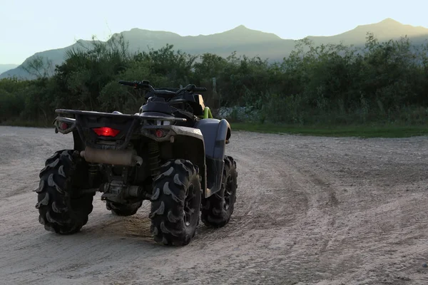 Modern Fast Quad Bike Pathway Outdoors — Stock Photo, Image