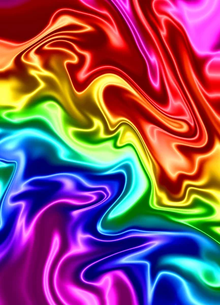 Parlak Gökkuşağı Neon Renklerinde Desenli Renkli Arkaplan — Stok fotoğraf