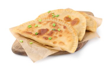 Peynirli ve soğanlı leziz kızarmış chebureki.