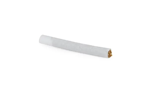 Hand Rolled Tobacco Cigarette Isolated White — Stock Photo, Image