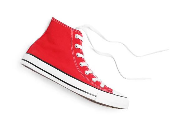 白を基調とした新しい赤スタイリッシュなプリムル トップビュー — ストック写真