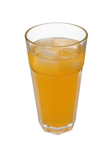 흰색에 조각이 오렌지 음료수 — 스톡 사진