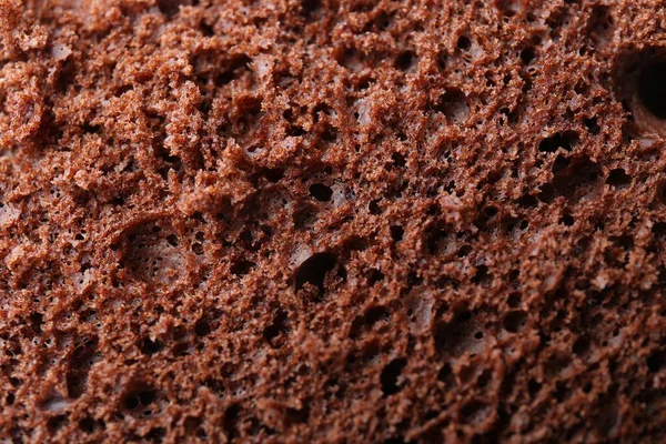 Smaczne Ciasto Czekoladowe Gąbka Jako Tło Zbliżenie — Zdjęcie stockowe