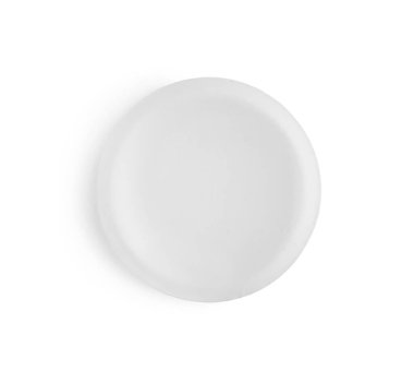 Bir hap beyaza izole edilmiş, üst görünüm