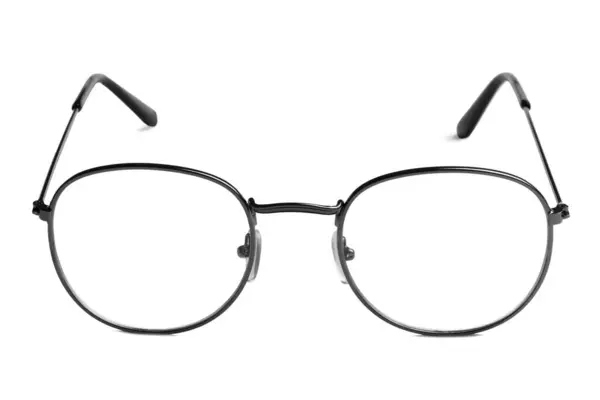 白色隔离开的时髦眼镜 — 图库照片