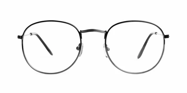 Stylowa Para Okularów Odizolowana Biało — Zdjęcie stockowe