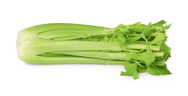 Fresh Green Celery Bunch Isolated White — Stock Photo, Image