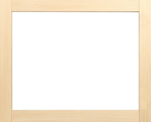 Holzrahmen Mit Weißem Hintergrund Mockup Für Design — Stockfoto