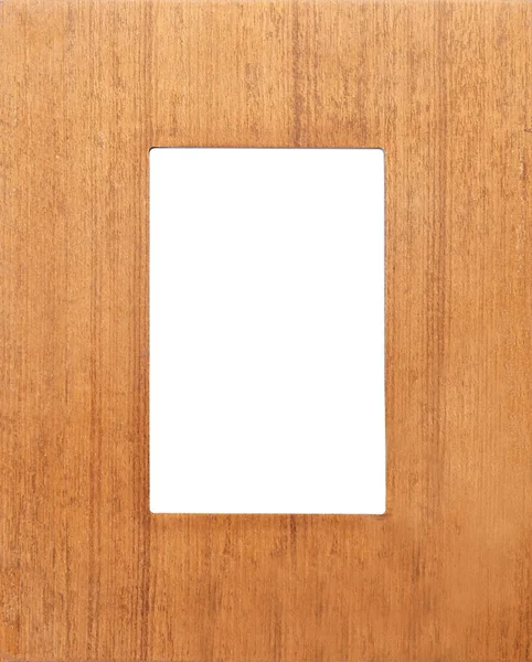 白を基調とした木枠 デザインのためのモックアップ — ストック写真