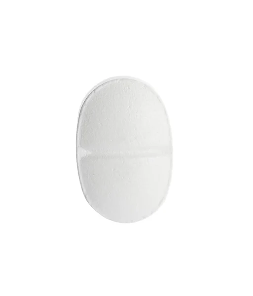 One Pill Isolated White Drug Therapy — Stock Photo, Image