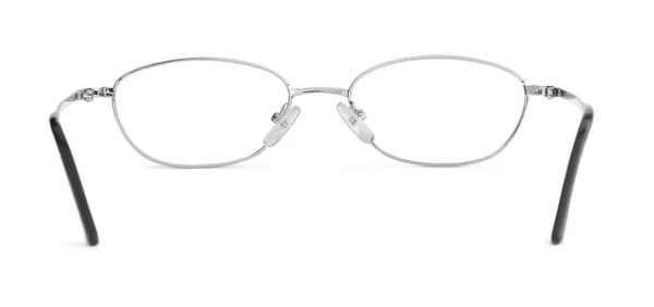 白色隔离开的时髦眼镜 — 图库照片