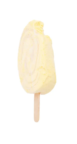 Вкусное Мороженое Белом Фоне — стоковое фото