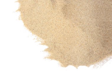 Beyaz manzaralı kuru kumsal kumsalı.