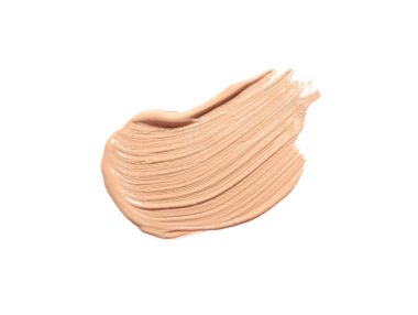 Cilt temeli lekesi beyaz, üst görünümde izole