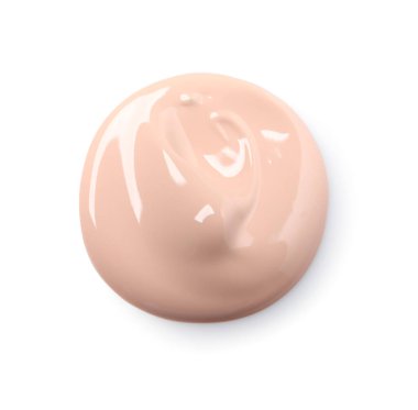 Temeldeki düşüş beyaz, üst görünümde izole