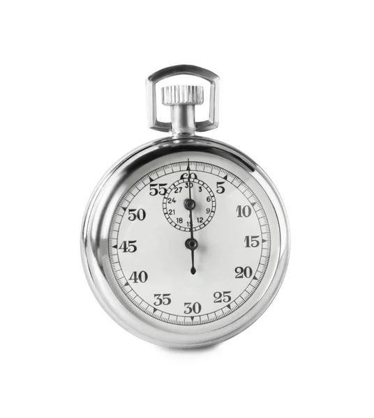Vintage Timer Isolated White Measuring Tool — Stock Photo, Image