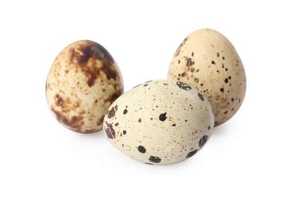 白い背景に美しい模倣されたウズラの卵 — ストック写真