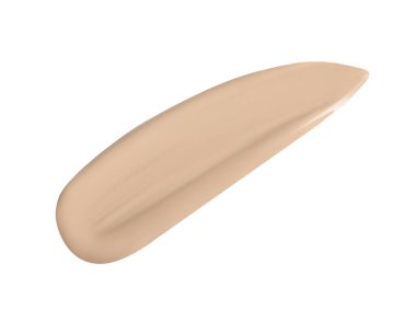 Sıvı deri yapısı beyaza izole edilmiş.