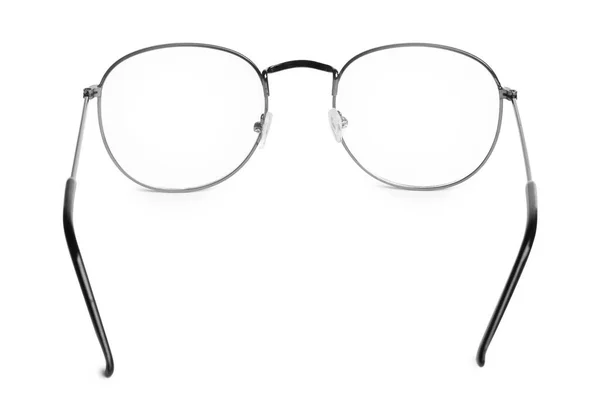Elegante Par Óculos Isolados Branco — Fotografia de Stock