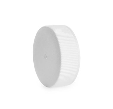 Bir plastik kapak beyaza izole edilmiş.