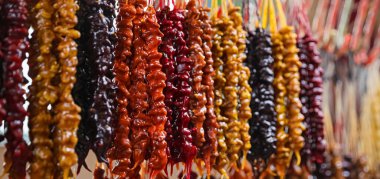 Bir sürü farklı lezzetli kilise kilisesi, pankart tasarımı.