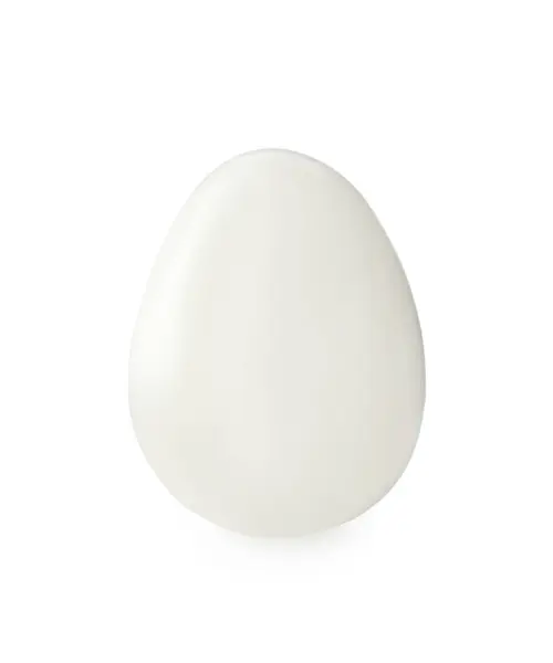Очищене Варене Перепелине Яйце Білому Тлі — стокове фото