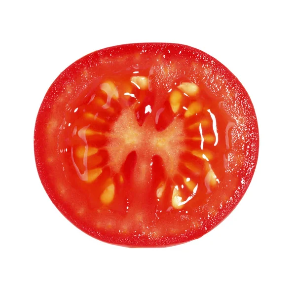 흰색에 성숙한 토마토의 — 스톡 사진