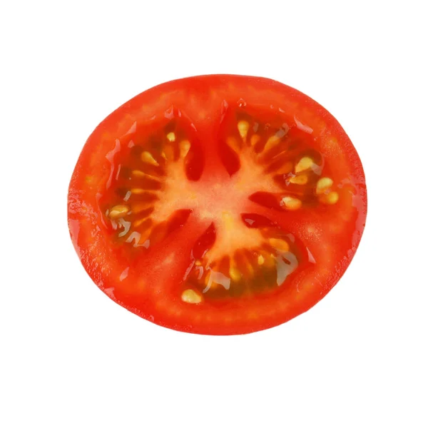 흰색에 성숙한 토마토의 — 스톡 사진