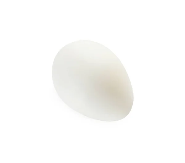 Чистое Вареное Яйцо Перепела Белом Фоне Вид Сверху — стоковое фото