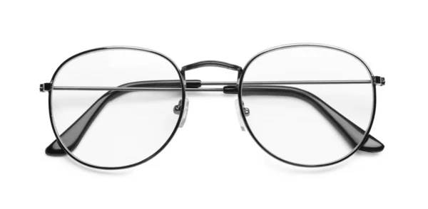 Beyaza Izole Edilmiş Şık Bir Gözlük — Stok fotoğraf