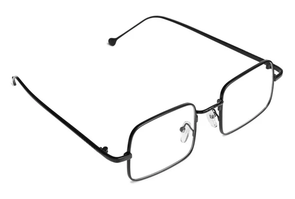 Stylové Brýle Izolované Bílém — Stock fotografie