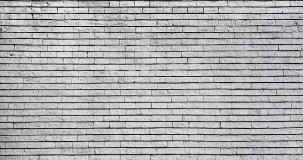White Brick Wall Background Banner Design — Stock Photo, Image