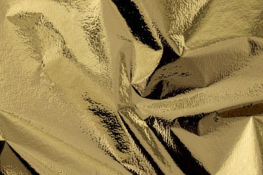 Arka plan olarak yenilebilir altın yaprak örtüsü, yakın plan