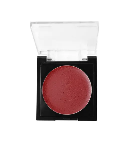 Cream Lipstick Palet Navulling Geïsoleerd Wit Bovenaanzicht Professioneel Cosmetisch Product — Stockfoto