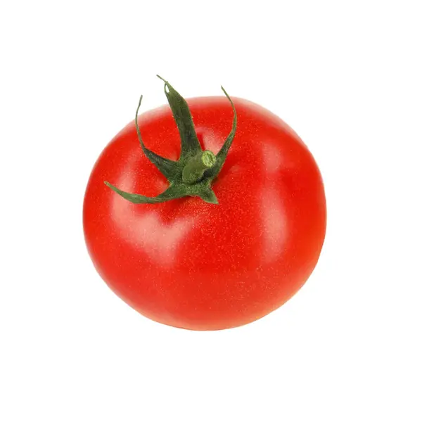 흰색에 성숙한 토마토 — 스톡 사진